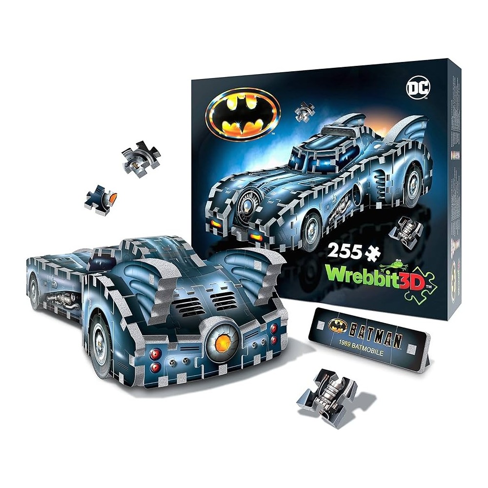 BATMAN BATMOBILE 255 PEZZI 3D PUZZLE WREBBIT