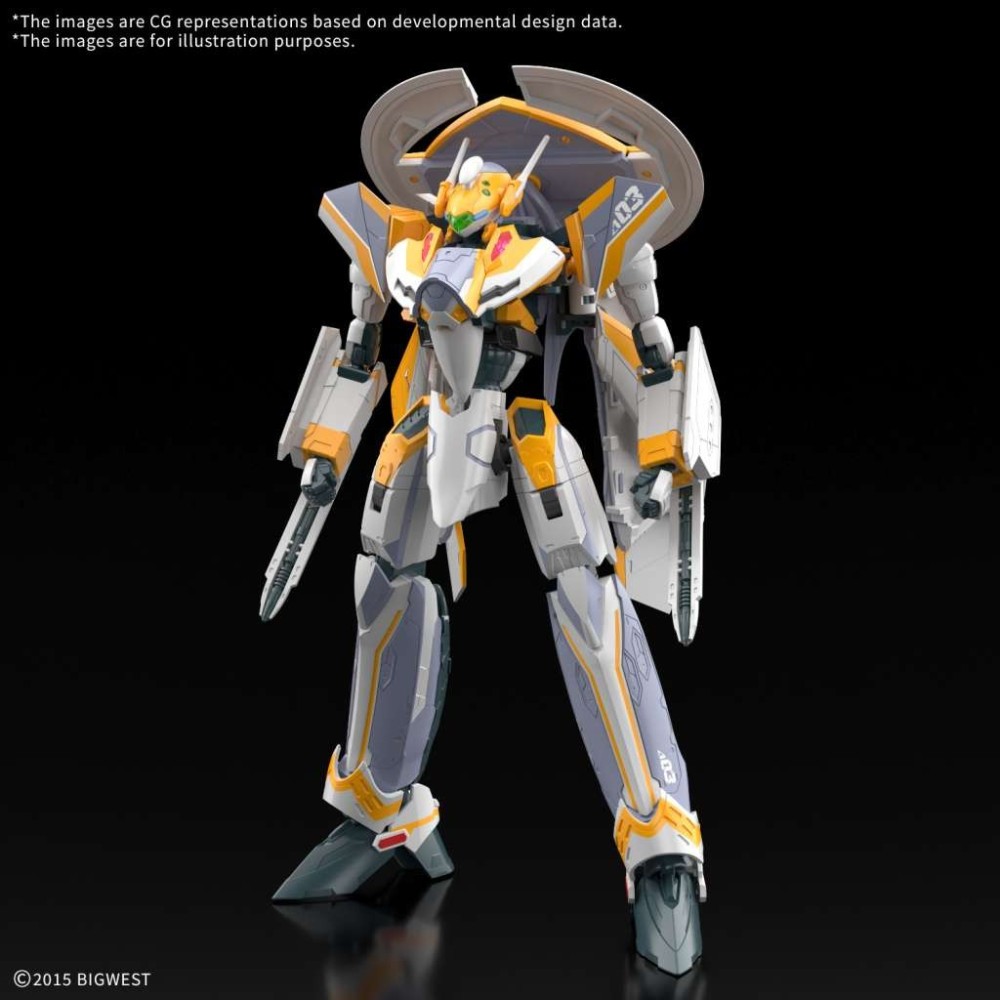 BANDAI HG HIGH GRADE VF-31E SIEGFRIED CHUCK MUSTANG USE 1/144 SCALE MODEL KIT ACTION FIGURE