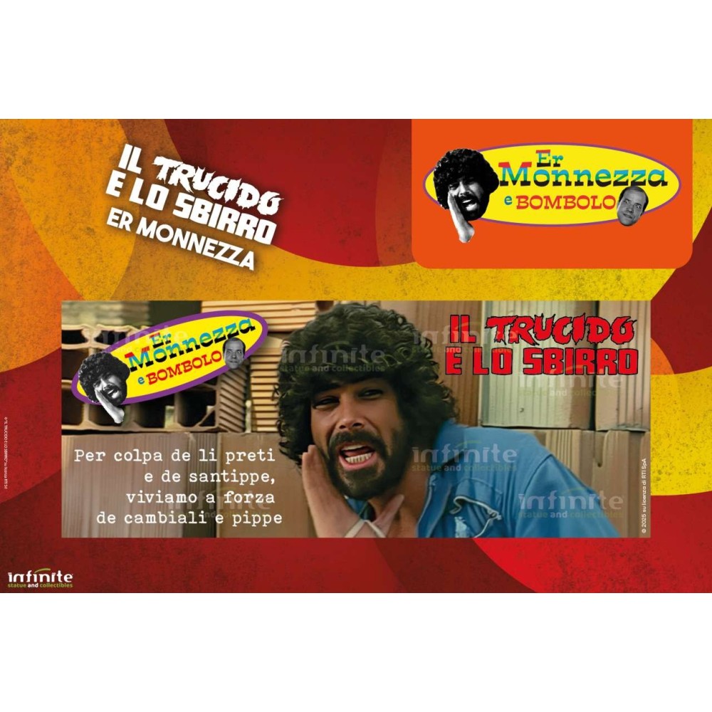 ER MONNEZZA E BOMBOLO IL TRUCIDO E LO SBIRRO TAZZA 330ML INFINITE STATUE