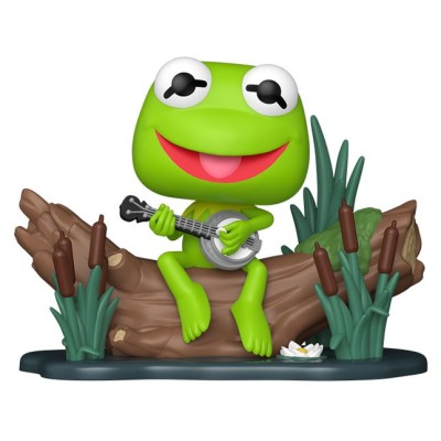 FUNKO FUNKO POP! THE MUPPETS KERMIT WITH BANJO DELUXE BOBBLE HEAD KNOCKER FIGURE