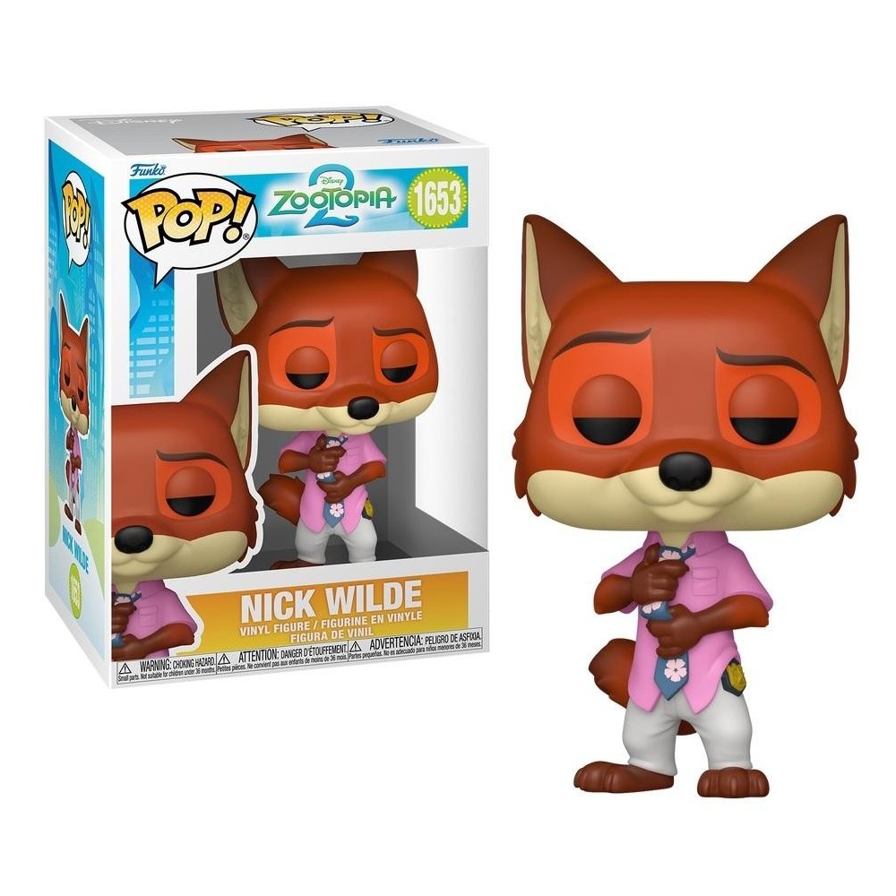 FUNKO POP! DISNEY ZOOTOPIA 2 NICK WILDE BOBBLE HEAD KNOCKER FIGURE FUNKO