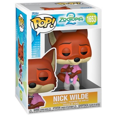 FUNKO POP! DISNEY ZOOTOPIA 2 NICK WILDE BOBBLE HEAD KNOCKER FIGURE FUNKO