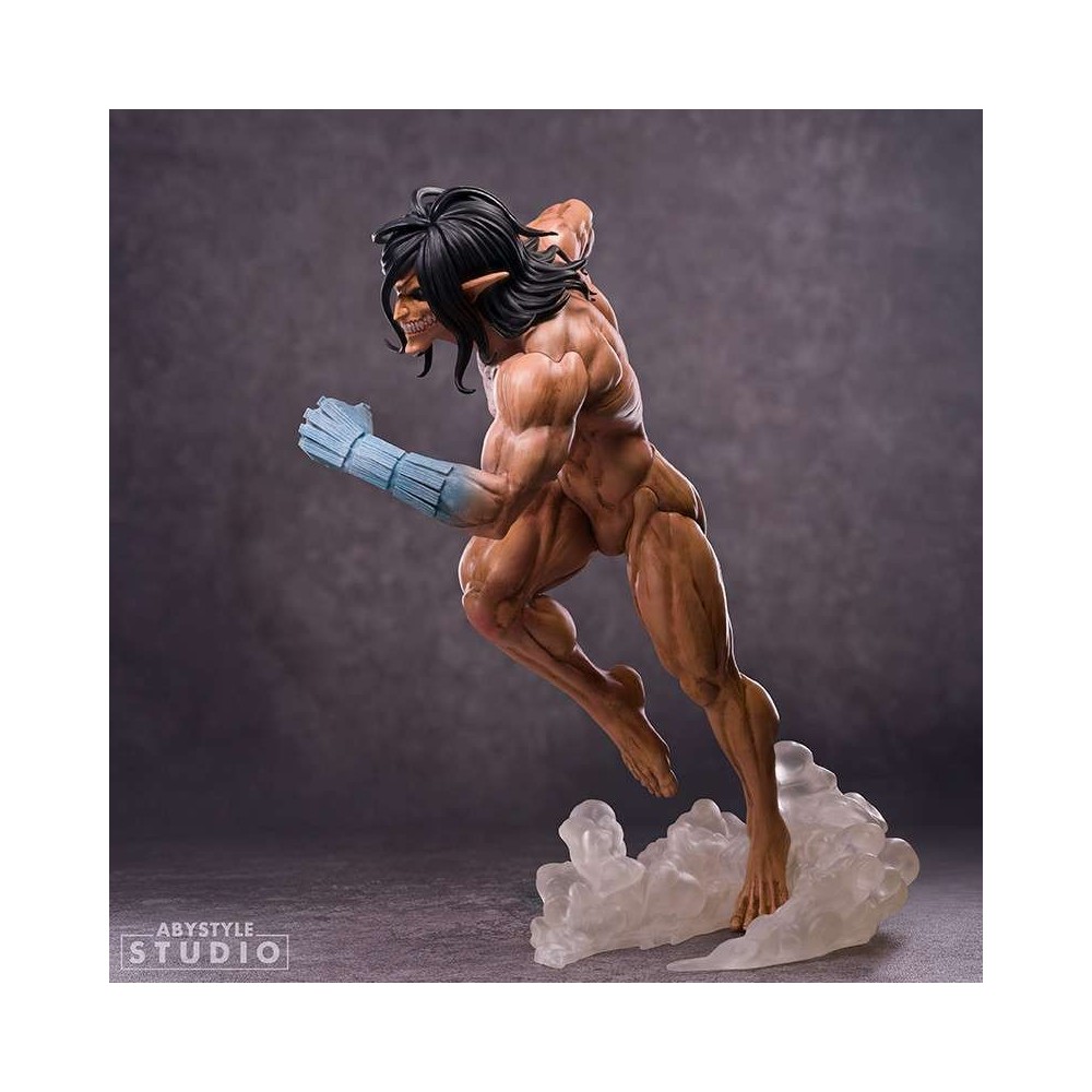 L'ATTACCO DEI GIGANTI EREN TITAN FORM SUPER FIGURE COLLECTION STATUA ABYSTYLE