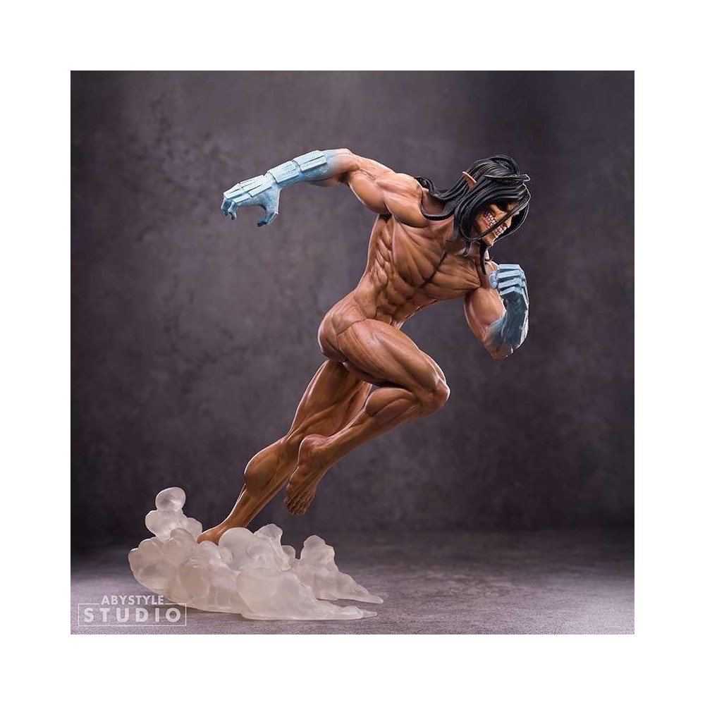 L'ATTACCO DEI GIGANTI EREN TITAN FORM SUPER FIGURE COLLECTION STATUA ABYSTYLE