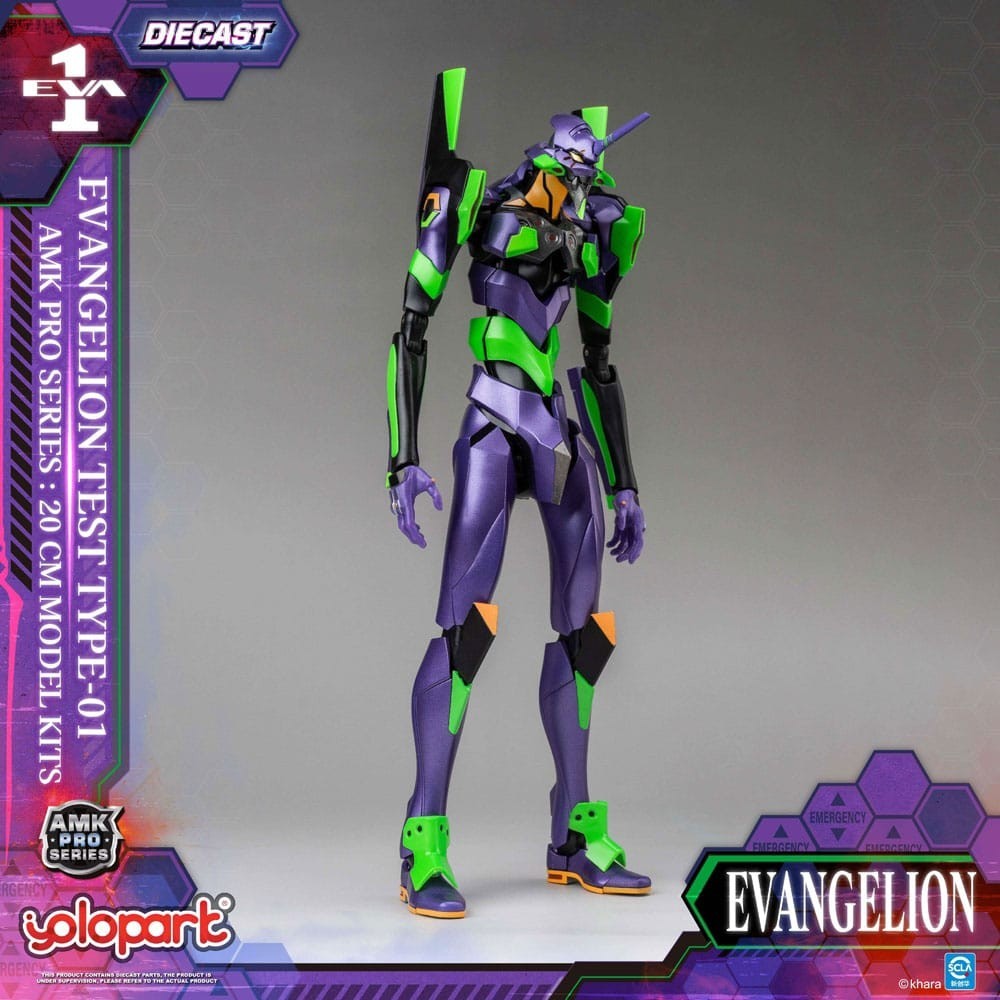 YOLOPARK NEON GENESIS EVANGELION EVA-01 AMK PRO SERIES MODEL KIT ACTION FIGURE