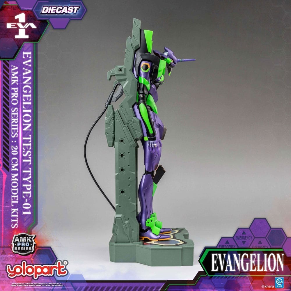 YOLOPARK NEON GENESIS EVANGELION EVA-01 AMK PRO SERIES MODEL KIT ACTION FIGURE
