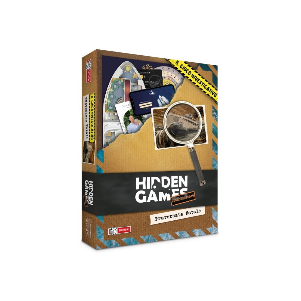 MS EDIZIONI HIDDEN GAMES TRAVERSATA FATALE - ITALIAN BOARDGAME