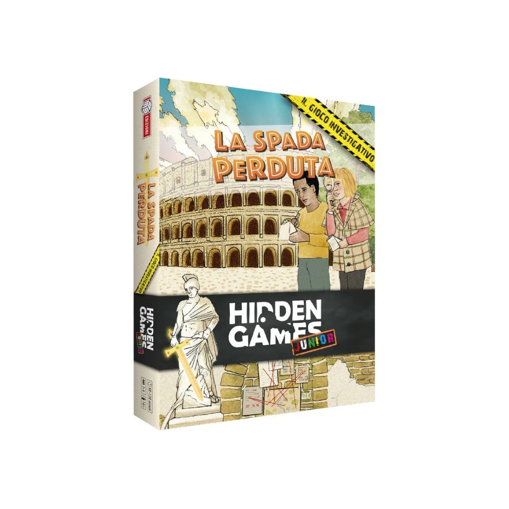 MS EDIZIONI HIDDEN GAMES JUNIOR LA SPADA PERDUTA - ITALIAN BOARDGAME