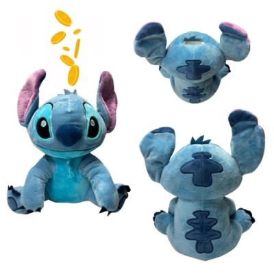 DISNEY STITCH MONEY BANK PLUSH FIGURE