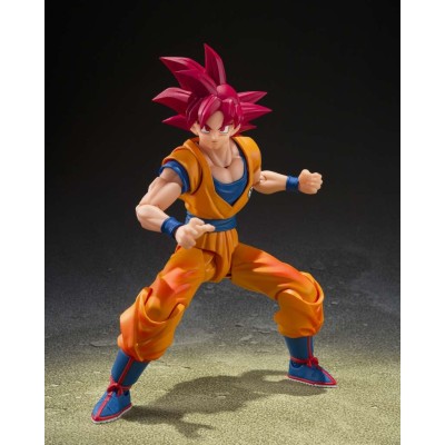 DRAGON BALL SUPER SAIYAN GOD SON GOKU GOD AURA S.H. FIGUARTS ACTION FIGURE BANDAI
