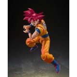 BANDAI DRAGON BALL SUPER SAIYAN GOD SON GOKU GOD AURA S.H. FIGUARTS SERIES ACTION FIGURE