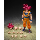 DRAGON BALL SUPER SAIYAN GOD SON GOKU GOD AURA S.H. FIGUARTS ACTION FIGURE BANDAI