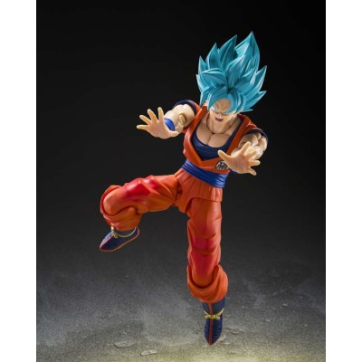 DRAGON BALL SUPER SAIYAN GOD SON GOKU GOD BLUE POWER S.H. FIGUARTS ACTION FIGURE BANDAI