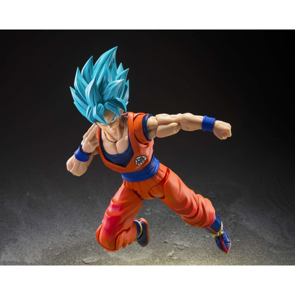DRAGON BALL SUPER SAIYAN GOD SON GOKU GOD BLUE POWER S.H. FIGUARTS ACTION FIGURE BANDAI
