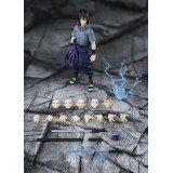 BANDAI NARUTO SHIPPUDEN SASUKE UCHIHA SOLITARY SHINOBI S.H. FIGUARTS SERIES ACTION FIGURE