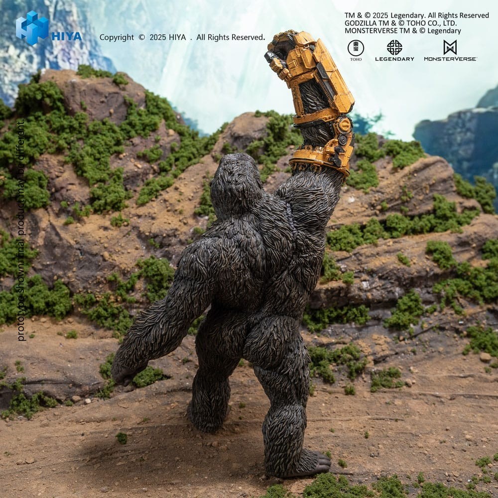 GODZILLA X KONG B.E.A.S.T. GLOVE KONG STYLIST SERIES STATUA FIGURE HIYA TOYS