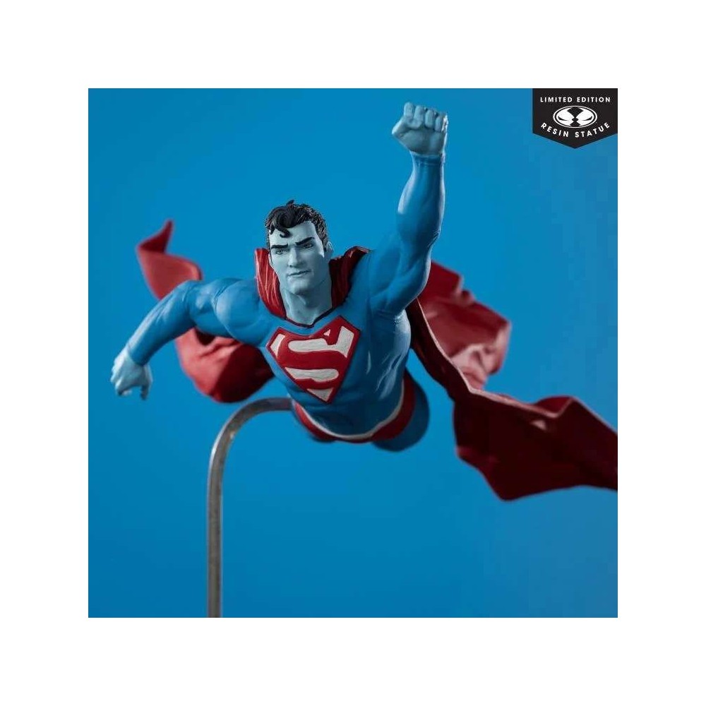 MC FARLANE DC DIRECT SUPERMAN RED & BLUE BY LEE BERMEJO RESIN STATUE FIGURE