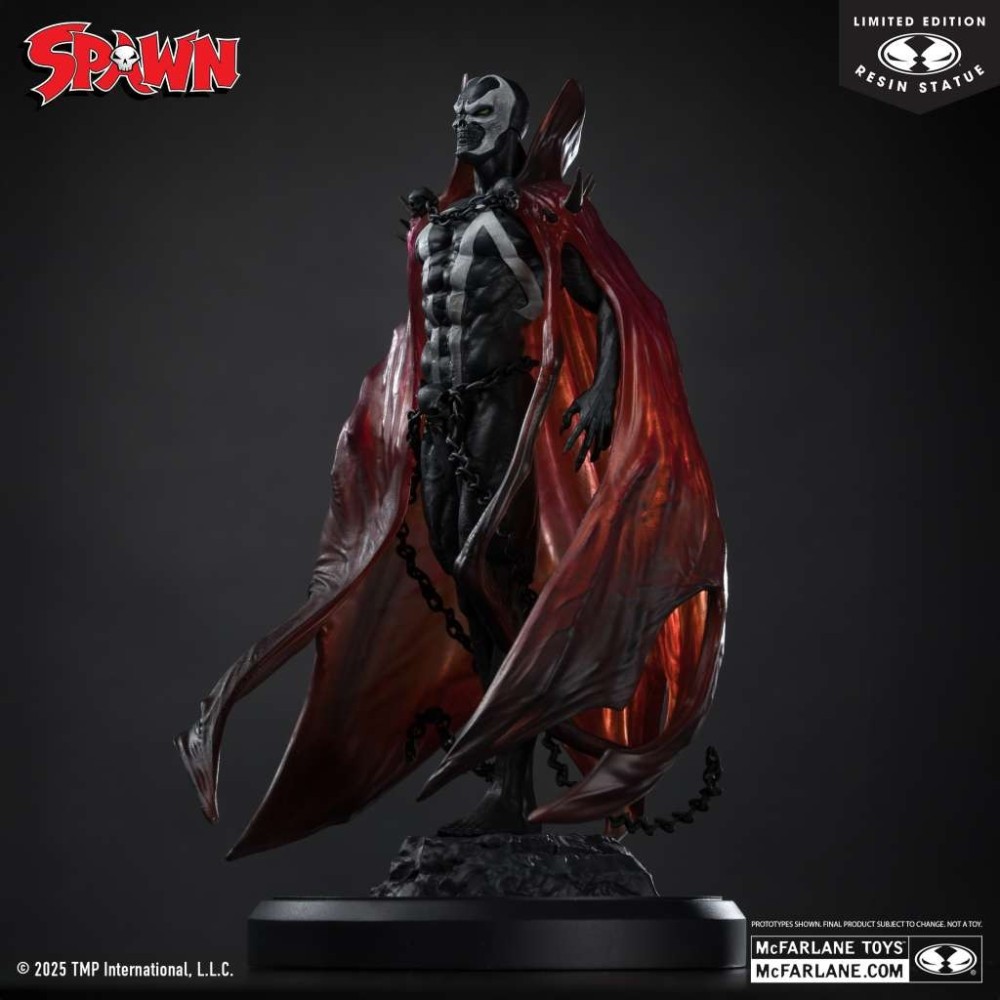 SPAWN BLACK WHITE & RED BY PUPETEER LEE STATUA FIGURE MC FARLANE