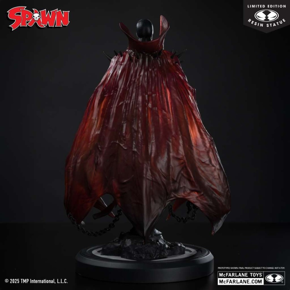 MC FARLANE SPAWN BLACK WHITE & RED BY PUPETEER LEE RESIN STATUE FIGURE