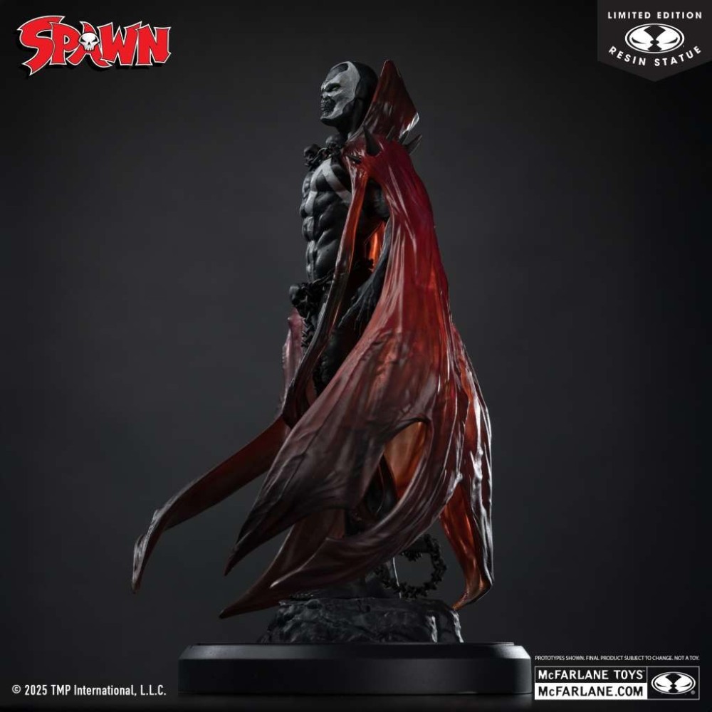 SPAWN BLACK WHITE & RED BY PUPETEER LEE STATUA FIGURE MC FARLANE