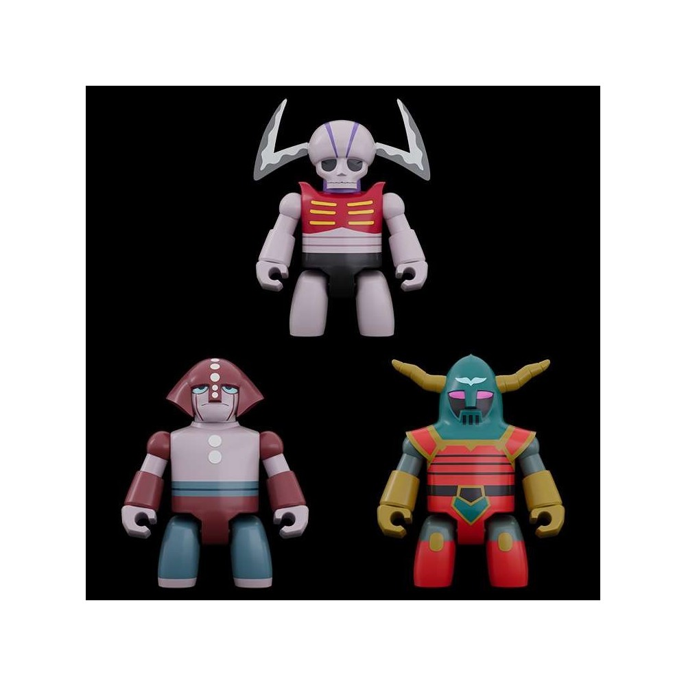 MAZINGER Z MECHANICAL BEASTS BRICKOID SET 3X ACTION FIGURE GOOD SMILE COMPANY