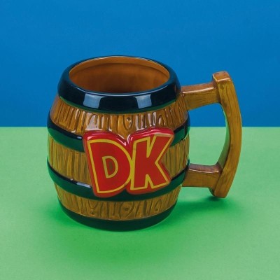 DONKEY KONG DK BARREL 3D MUG TAZZA PALADONE PRODUCTS