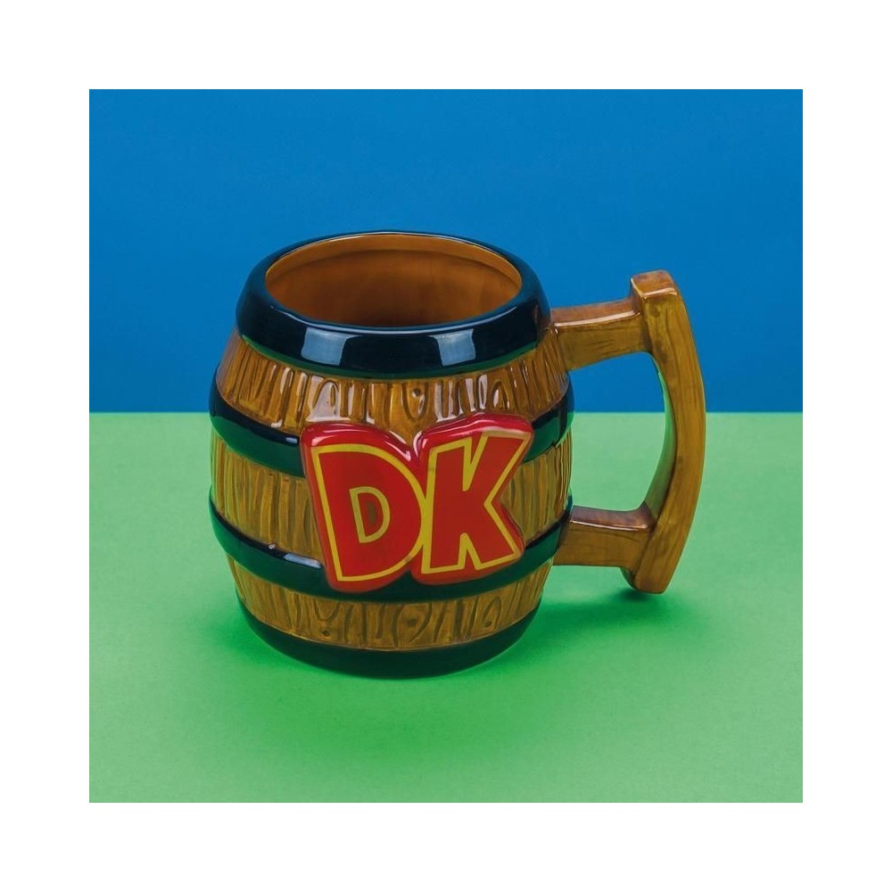 DONKEY KONG DK BARREL 3D MUG TAZZA PALADONE PRODUCTS