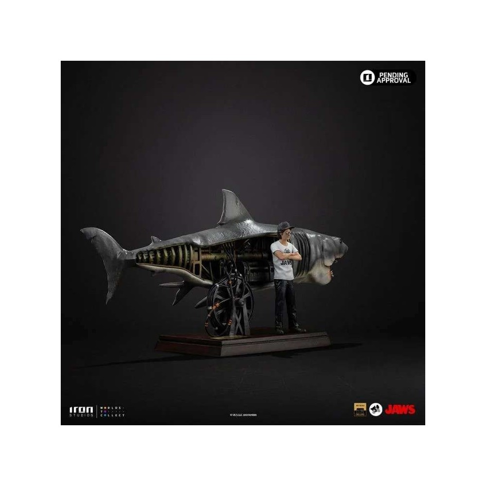 IRON STUDIOS JAWS STEVEN SPIELBERG 50TH ANNIVERSARY VERSION ART SCALE 1/10 STATUE FIGURE