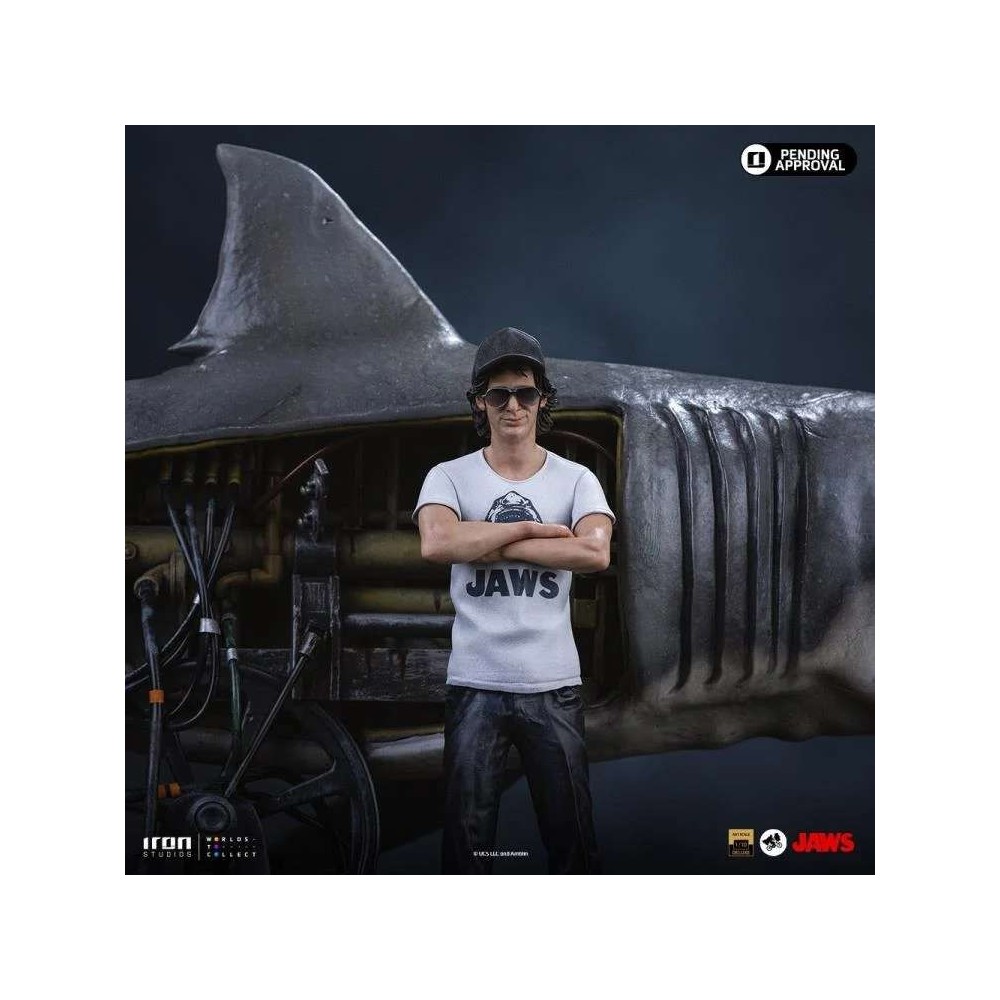 JAWS LO SQUALO STEVEN SPIELBERG 50TH ANNIVERSARY ART SCALE 1/10 STATUA FIGURE IRON STUDIOS