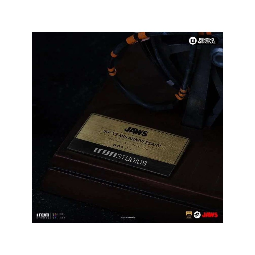 IRON STUDIOS JAWS STEVEN SPIELBERG 50TH ANNIVERSARY VERSION ART SCALE 1/10 STATUE FIGURE