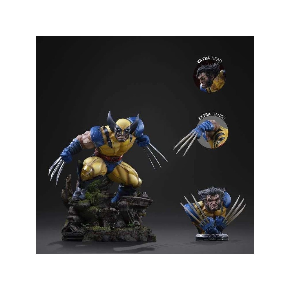 MARVEL LEGACY REPLICA X-MEN WOLVERINE 1/4 STATUA FIGURE IRON STUDIOS