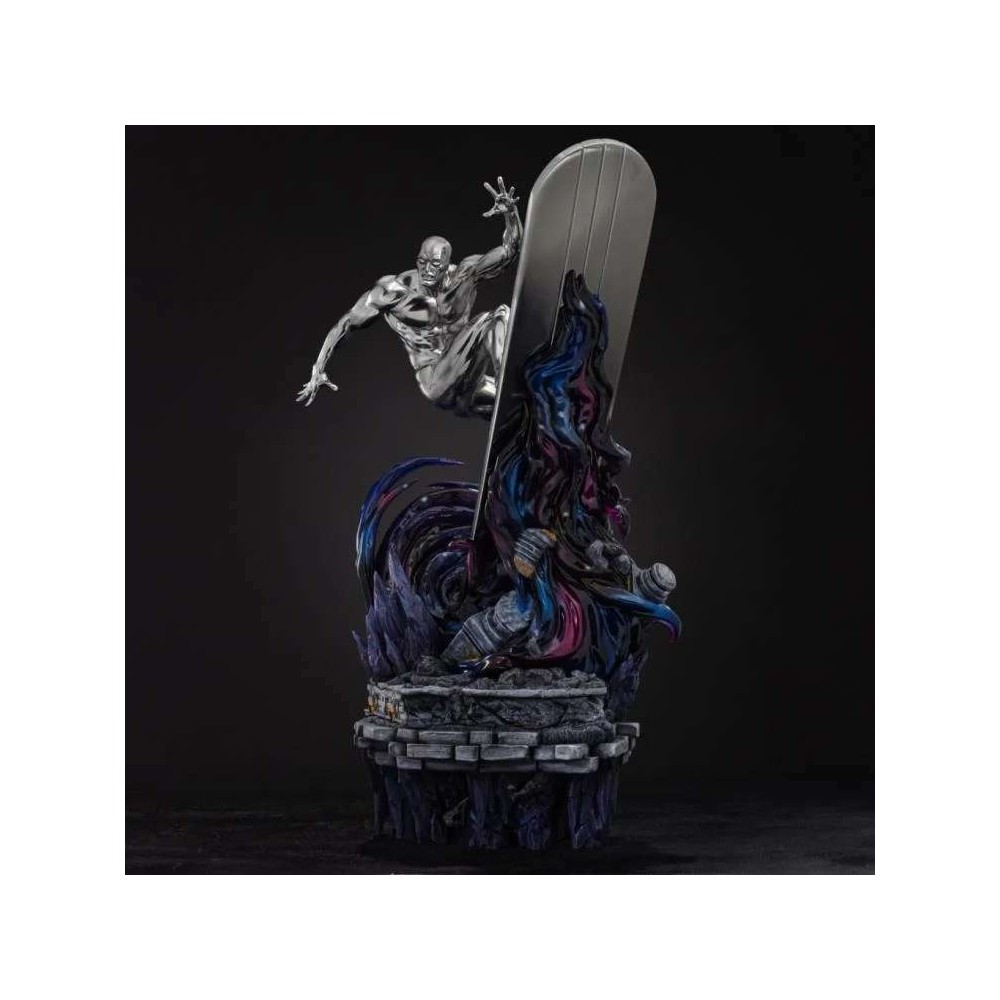 INFINITY GAUNTLET ART SCALE DELUXE SILVER SURFER 1/10 STATUA FIGURE IRON STUDIOS