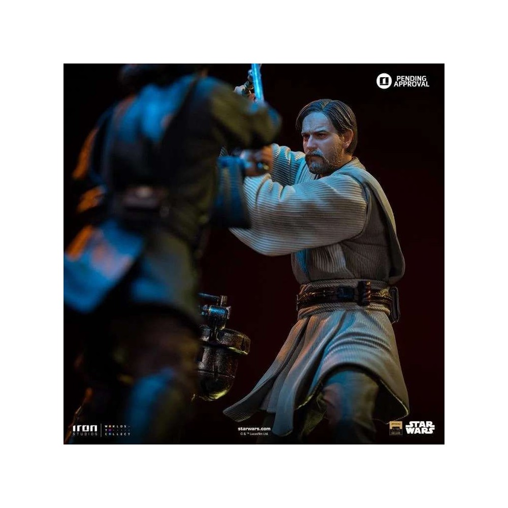 IRON STUDIOS STAR WARS ANAKIN SKYWALKER VS OBI-WAN KENOBI ART SCALE DELUXE 1/10 STATUE FIGURE