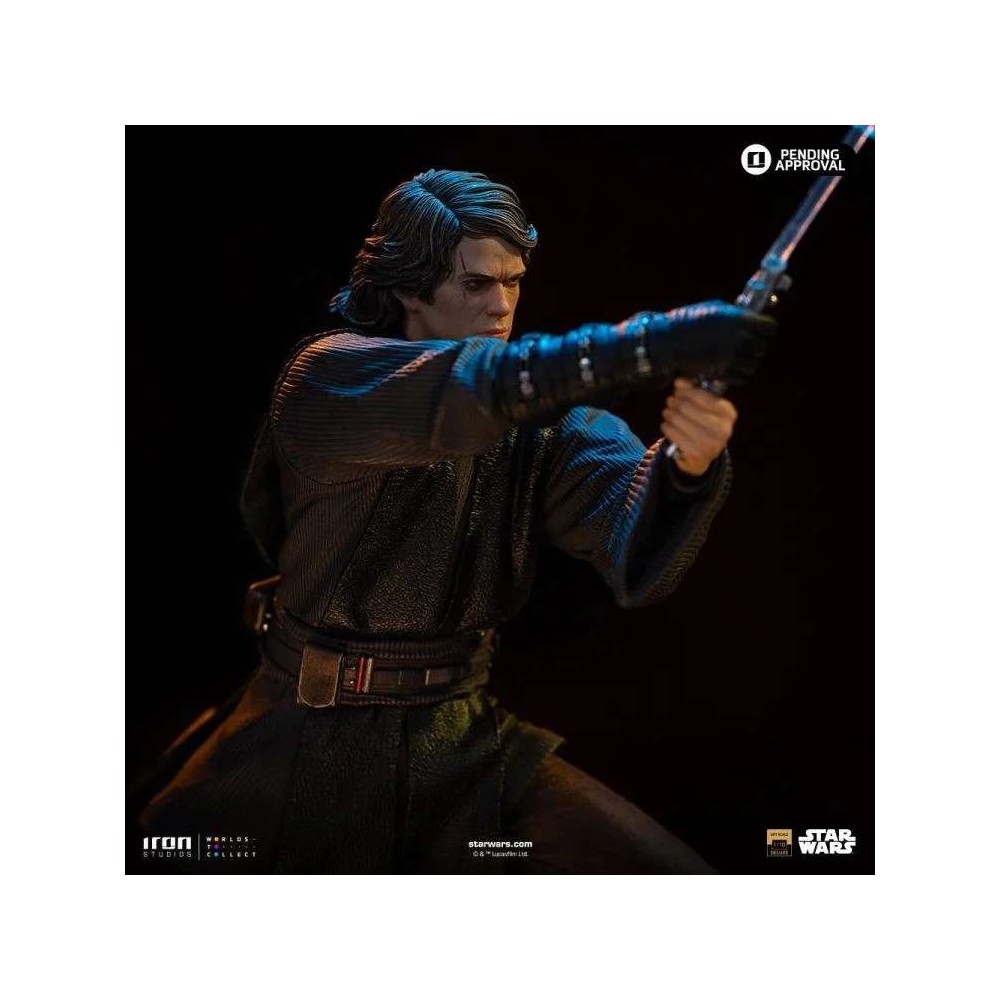 STAR WARS ANAKIN VS OBI-WAN ART SCALE DELUXE 1/10 STATUA FIGURE IRON STUDIOS