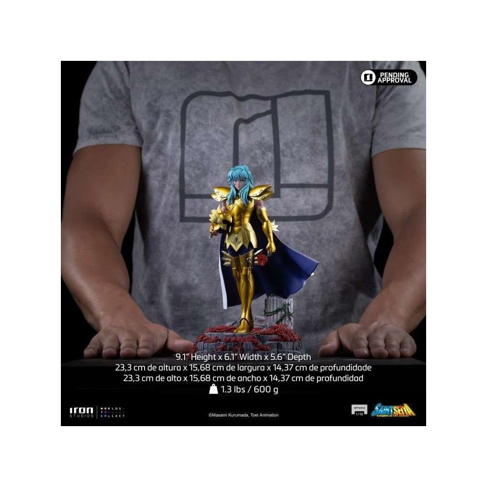 IRON STUDIOS SAINT SEIYA PISCES APHRODITE ART SCALE 1/10 RESIN STATUE FIGURE