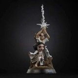 IRON STUDIOS STAR WARS LUKE SKYALKER AND LEIA ORGANA MINICO SERIES FIGURE STATUE