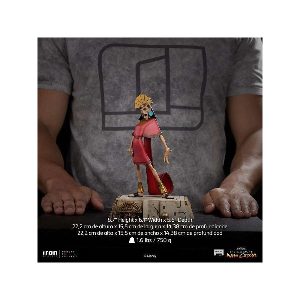 LE FOLLIE DELL'IMPERATORE KUZKO ART SCALE 1/10 STATUA FIGURE IRON STUDIOS