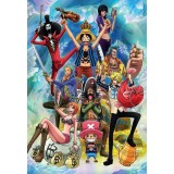 ONE PIECE PUZZLE CIURMA CAPPELLO DI PAGLIA 1000 PEZZI CLEMENTONI