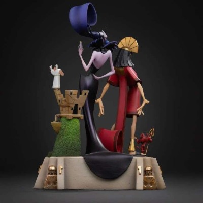 IRON STUDIOS THE EMPEROR'S NEW GROOVE KUZKO AND YZMA ART SCALE DLX 1/10 STATUE FIGURE