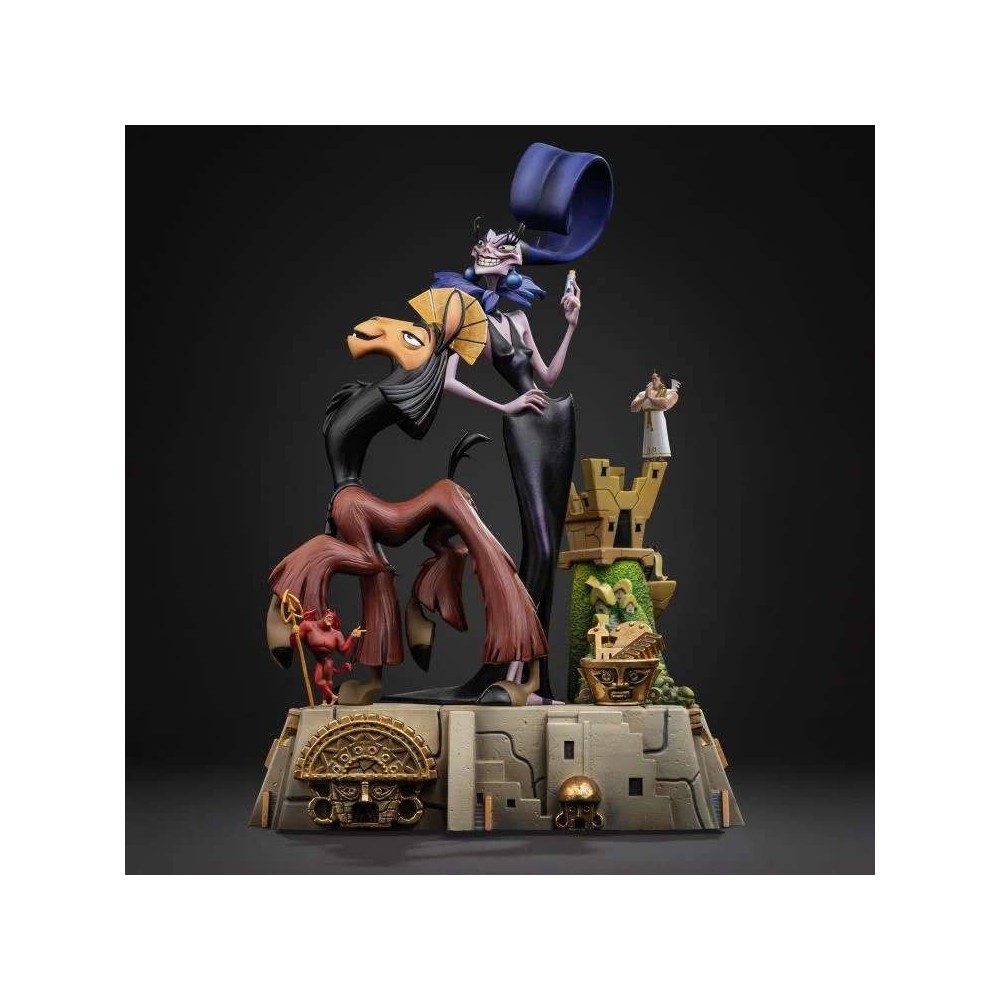 IRON STUDIOS THE EMPEROR'S NEW GROOVE KUZKO AND YZMA ART SCALE DLX 1/10 STATUE FIGURE