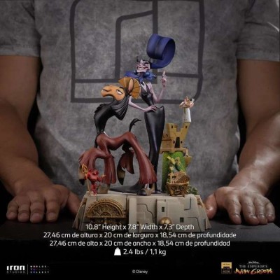 IRON STUDIOS THE EMPEROR'S NEW GROOVE KUZKO AND YZMA ART SCALE DLX 1/10 STATUE FIGURE