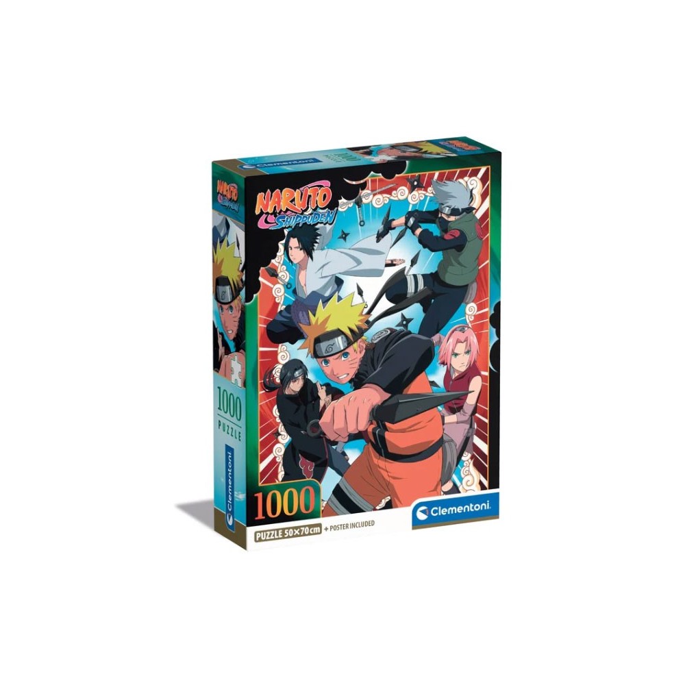 NARUTO SHIPPUDEN PUZZLE 1000 PEZZI CLEMENTONI