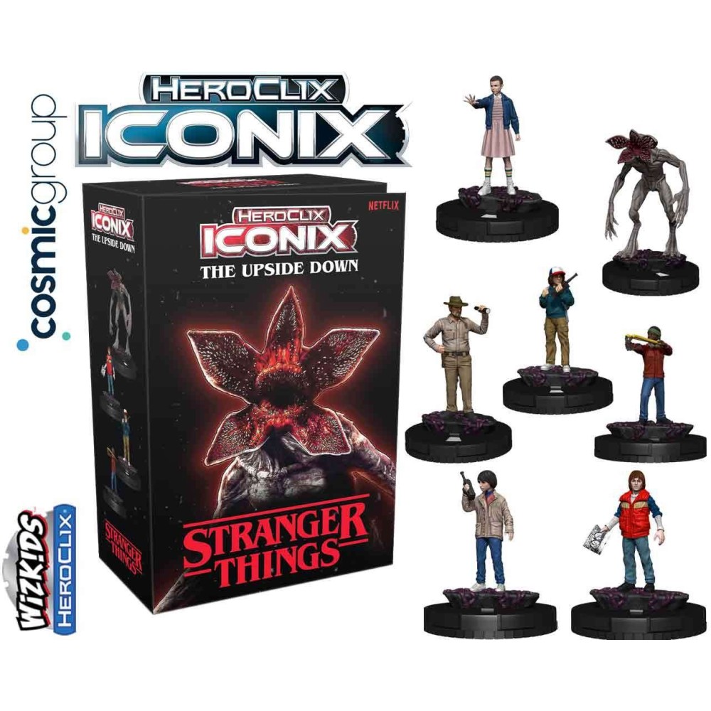 STRANGER THINGS HEROCLIX ICONIX THE UPSIDE DOWN WIZKIDS