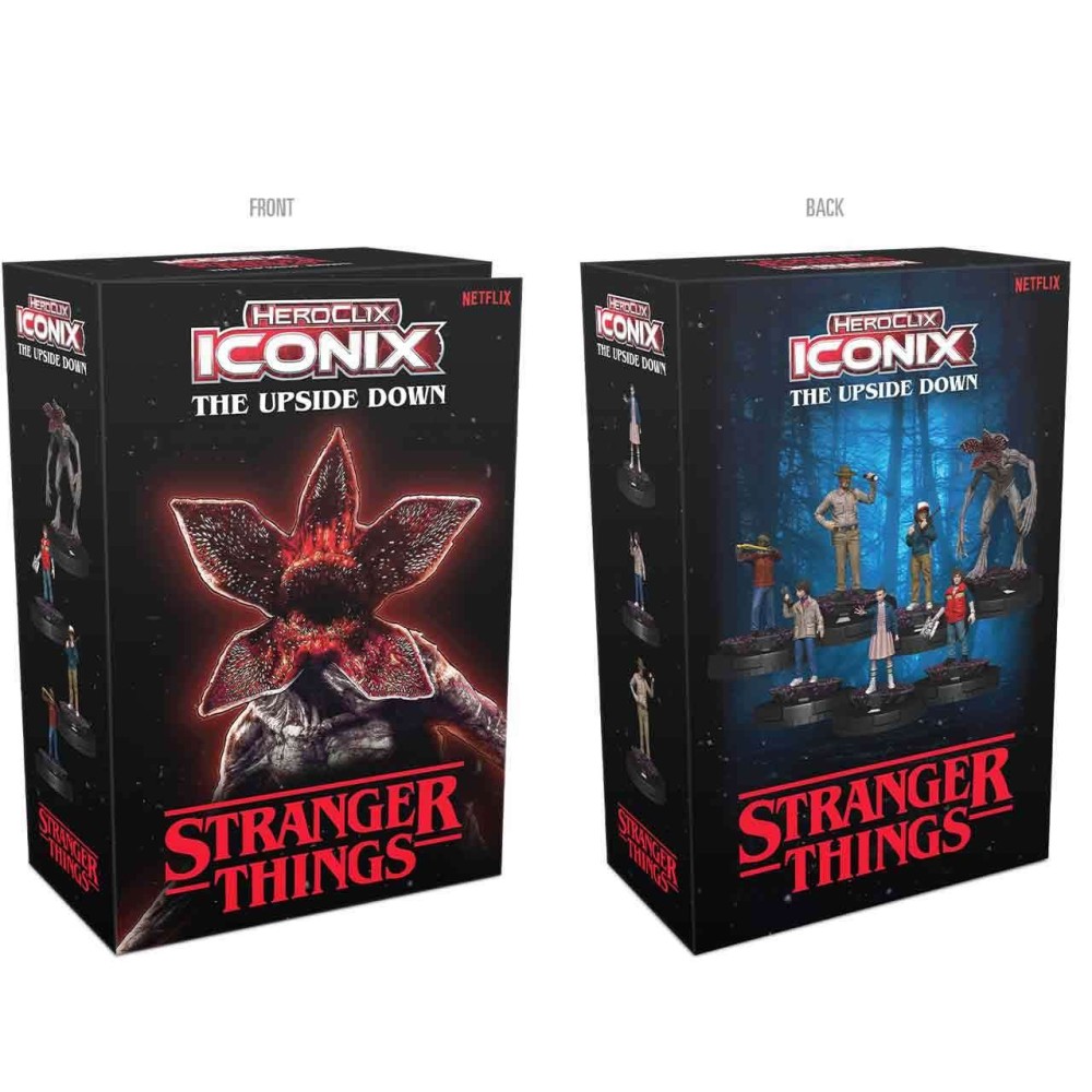 WIZKIDS STRANGER THINGS HEROCLIX ICONIX THE UPSIDE DOWN SERIES