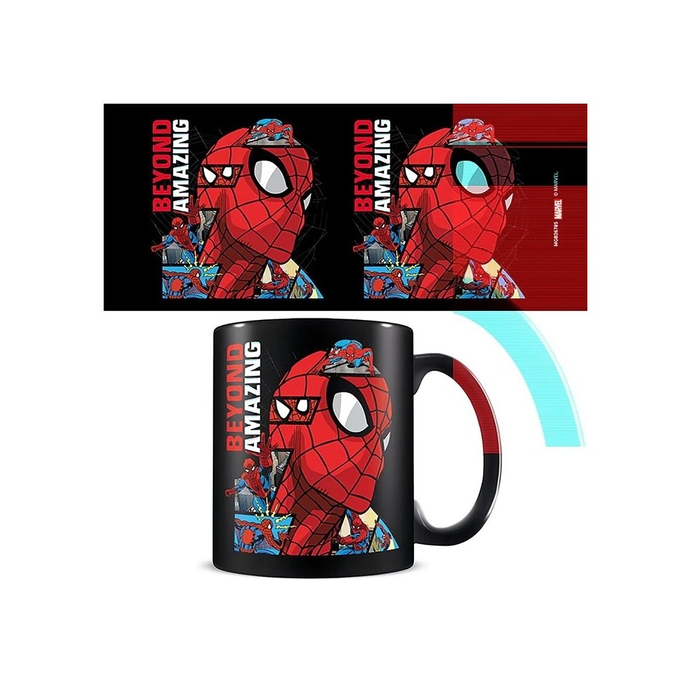 MARVEL SPIDER-MAN BEYOND AMAZING TAZZA IN CERAMICA PYRAMID INTERNATIONAL