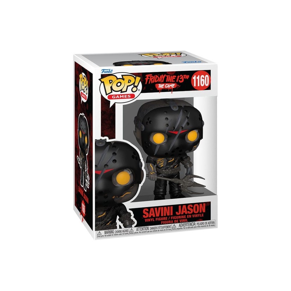 FUNKO POP! FRIDAY THE 13TH THE GAME SAVINI JASON VOORHEES BOBBLE HEAD KNOCKER FIGURE FUNKO