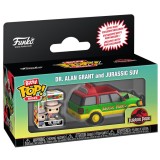 FUNKO FUNKO BITTY POP! JURASSIC PARK DR. ALAN GRANT WITH SUV FIGURE