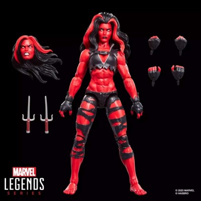 HASBRO MARVEL LEGENDS HULK SERIES RED SHE-HULK ACTION FIGURE