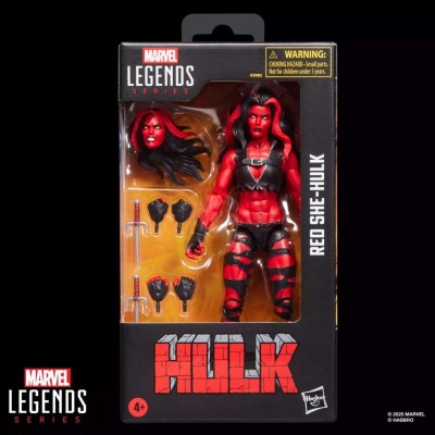 HASBRO MARVEL LEGENDS HULK SERIES RED SHE-HULK ACTION FIGURE