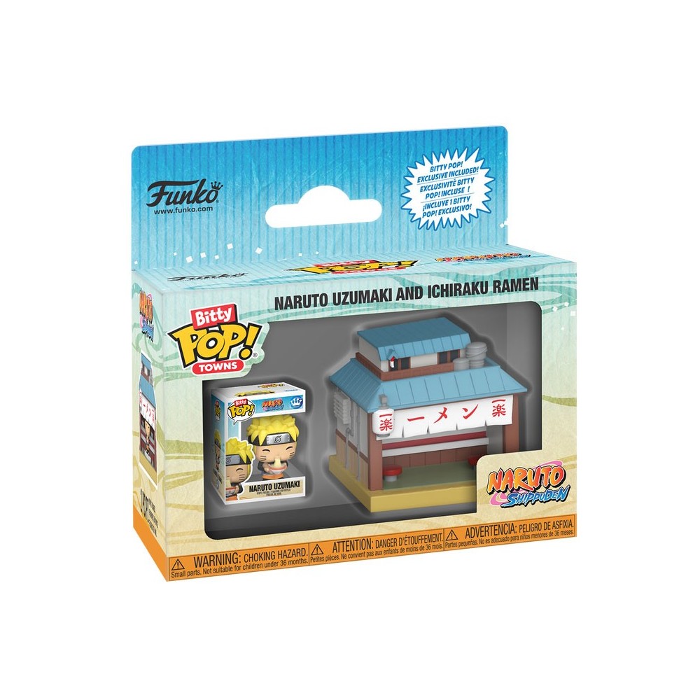 FUNKO FUNKO BITTY POP! NARUTO SHIPPUDEN ICHIRAKU RAMEN WITH NARUTO MINI FIGURE